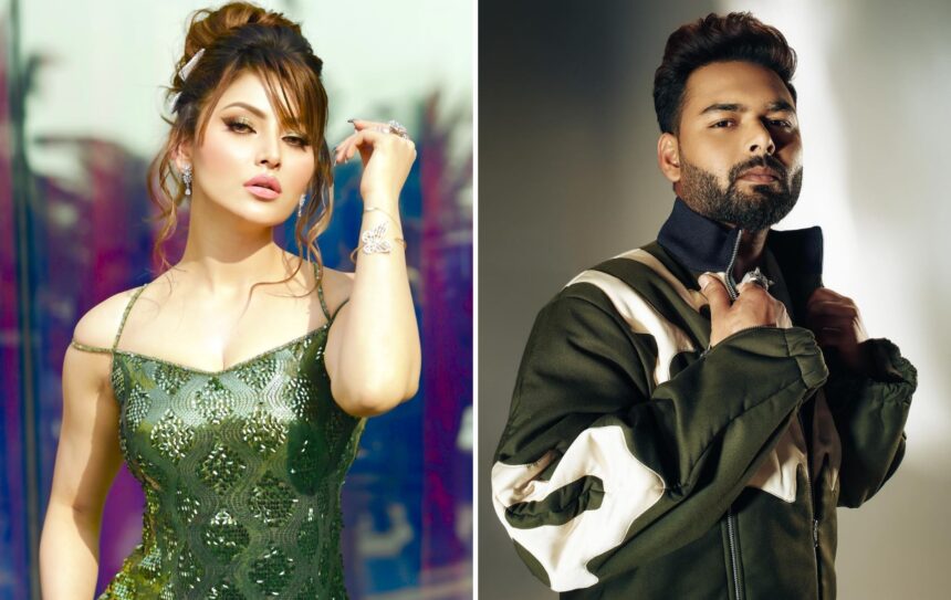 Urvashi Rautela (left) and Rishabh Pant. (Pics: Instagram/rishabpant/urvashirautela)