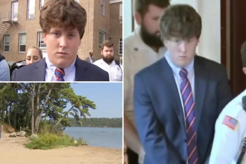 White teen pleads guilty to trying to drown black boy as pal mocked victim, calling him 'George Floyd' because he couldn't breathe