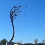 Windswept sculpture lands at Silverstream