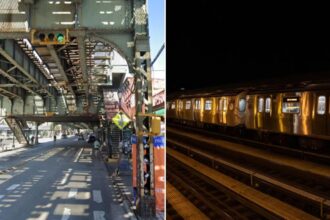 Woman randomly shoves male straphanger onto NYC subway tracks