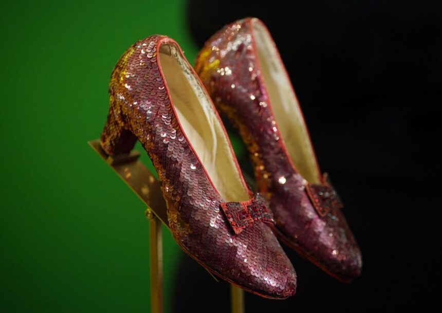 Dorothy’s Ruby Slippers From ‘The Wizard of Oz’ Sell for a Record-Breaking  Million