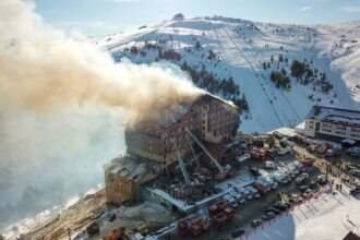 10 Killed, 32 Injured As Fire Engulfs Hotel At Turkey Ski Resort