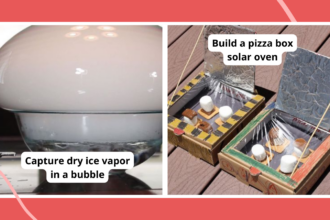 5th grade science projects including dry ice vapor and pizza box solar oven