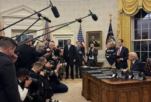 After Four Years of Covering Up Biden's Dementia, President Trump Shocks Media by Taking Questions From Reporters in Oval Office While Signing Executive Orders and J6 Pardons | The Gateway Pundit