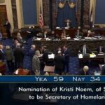 After Trump Illegally Fires 12 IGs, 6 Senate Democrats Vote To Confirm Kristi Noem