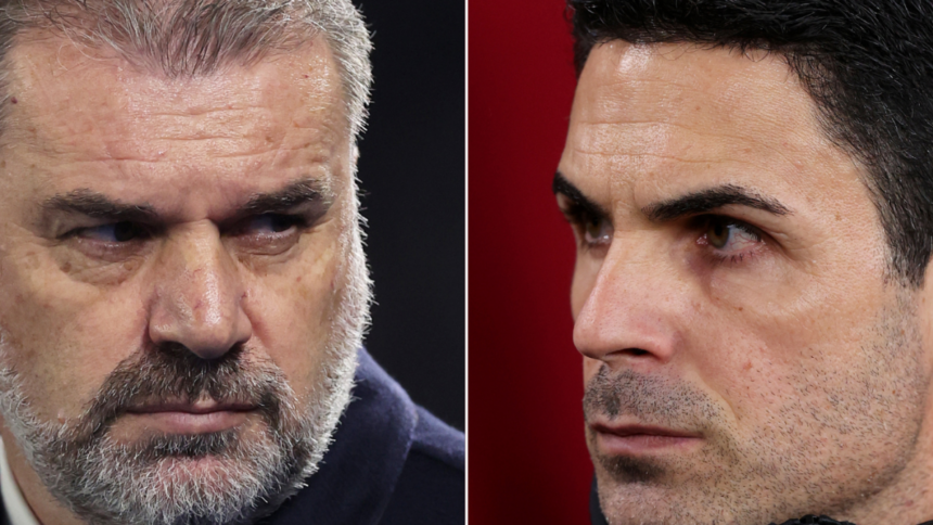 Arsenal vs. Tottenham: Mikel Arteta and Ange Postecoglou fight injuries during trying Premier League seasons