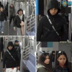 Baby-faced crooks armed with bat, knife and pieces of wood mug NYC straphanger before shoving him out of subway car: cops