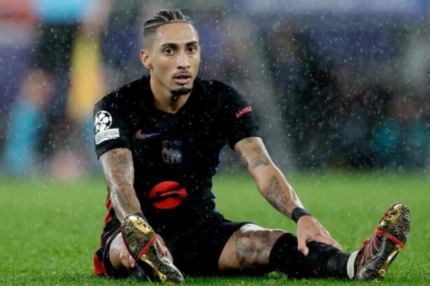 Barcelona star Raphinha fires back after ‘insults’ in crazy 5-4 win at Benfica in Champions League