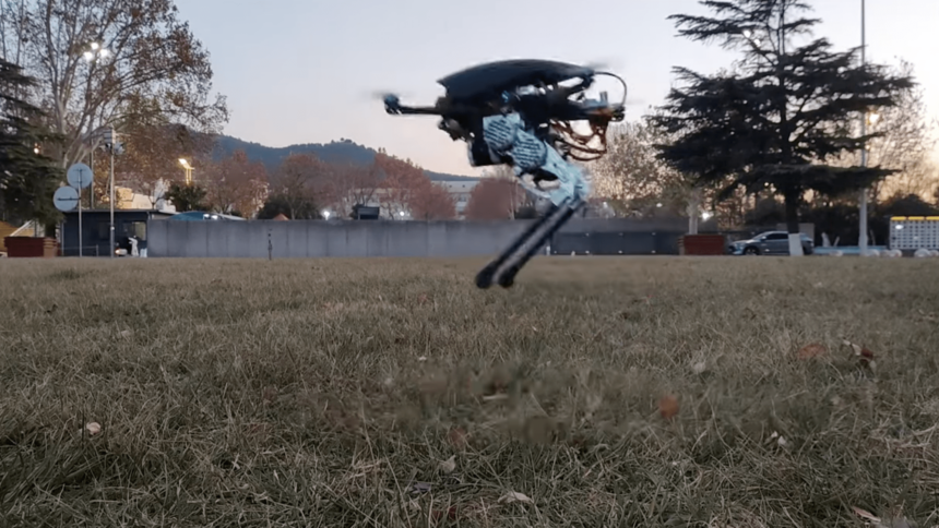 Behold the hybrid copter-robot that struts and leaps like a chicken