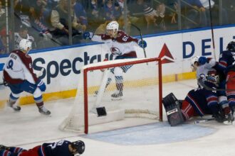 Cale Makar scores twice as Avalanche beat Rangers, 5-4