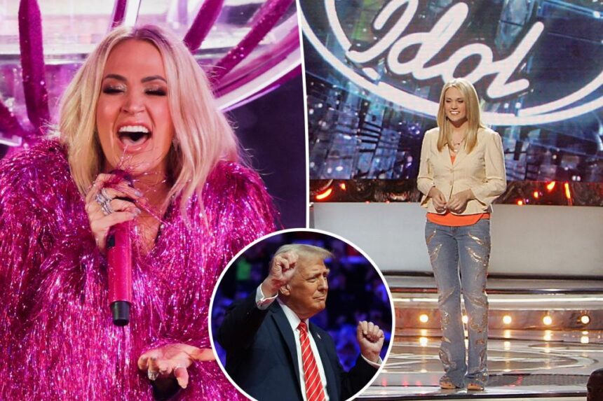 Carrie Underwood's journey to Trump Inauguration from 'American Idol' champ