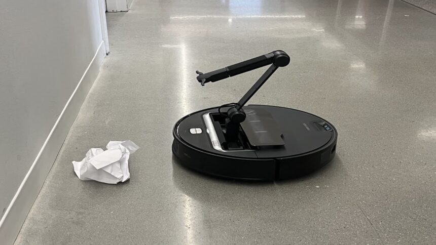 Chinese robot vacuum cleaner Roborock reveals AI-powered robotic arm