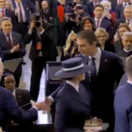 Class: Barron Trump Walks Over to Shake Joe Biden's Hand | The Gateway Pundit