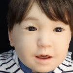 Creepy robot toddler can mimic human expressions