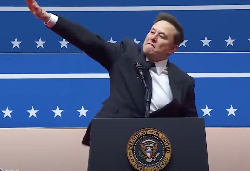 Elon Musk Appears To Give Nazi Salute To Trump Fans At Inauguration