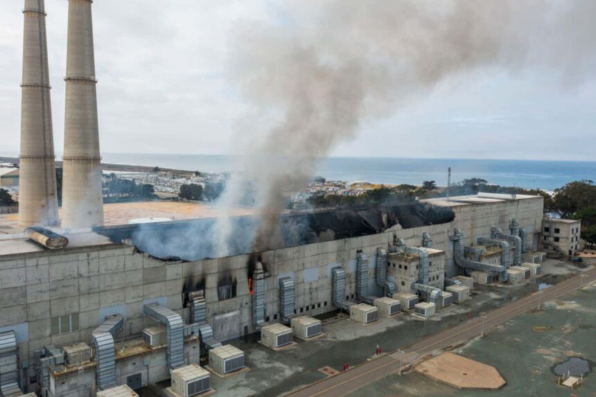 Fire at world’s largest battery facility is a clean energy setback