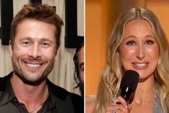 Glen Powell Reacts to Nikki Glaser's Golden Globes Sex Joke