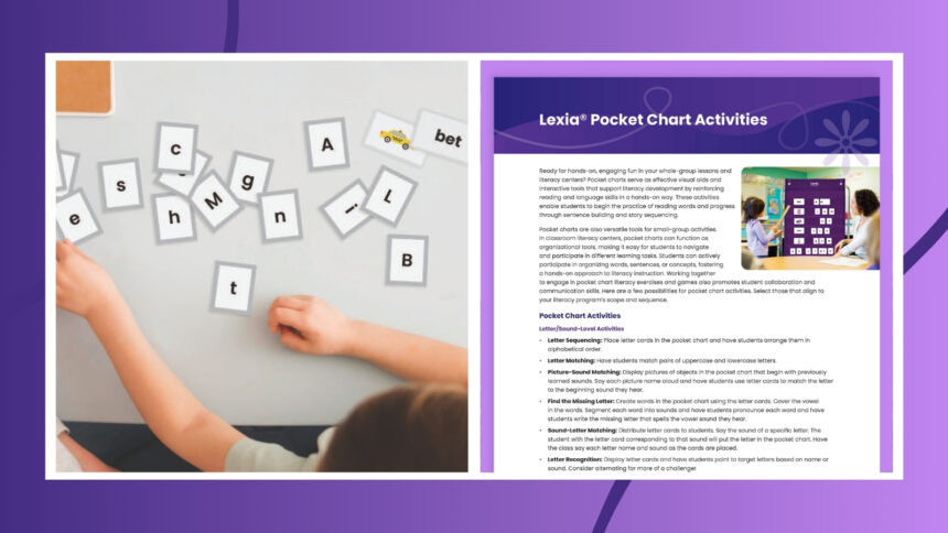 Feature image for Lexia Pocket Chart Activities Guide