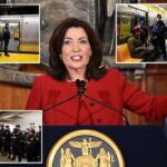 Hochul scrambles to fund NYPD’s $154M overnight subway staffing, as cops hit NYC trains after rash of violence