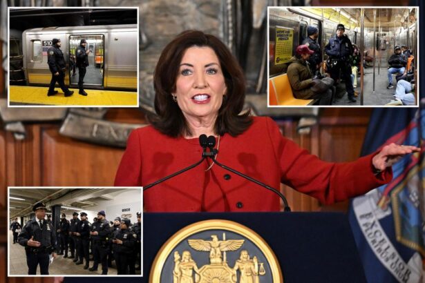 Hochul scrambles to fund NYPD’s 4M overnight subway staffing, as cops hit NYC trains after rash of violence