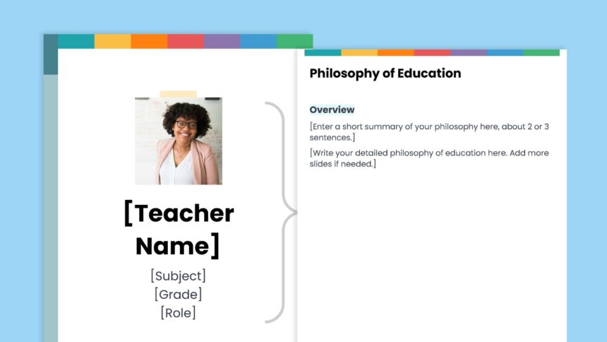 How To Create a Teaching Portfolio (Examples & Free Templates)