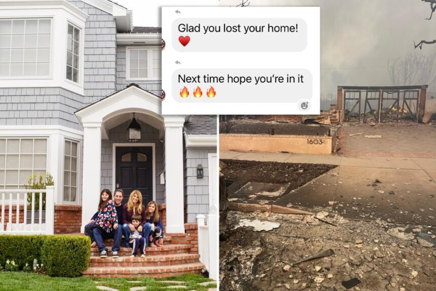 Israel supporter Samantha Ettus taunted by pro-Palestine mob after LA house burns down in wildfire