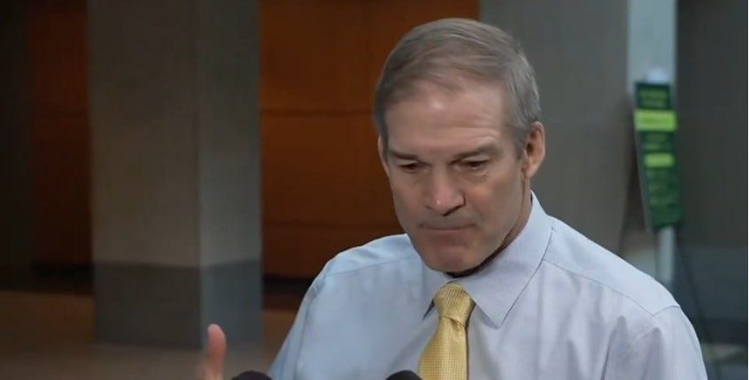 Jim Jordan Gives Democrats A Huge Gift By Promising To Investigate Jack Smith