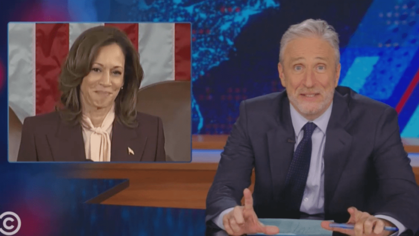 Jon Stewart On Kamala Harris Certifying the Election of Donald Trump