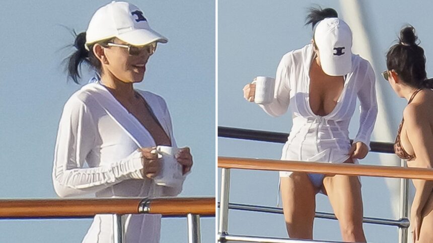 Lauren Sanchez Kicks Off New Year in St. Barts With Jeff Bezos On His Yacht