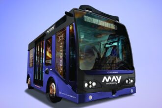 May Mobility reveals electric autonomous minibus at CES 2025