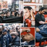 Mayor Adams gets eyebrows threaded in visit to NYC 'Market of Sweethearts' he says has been cleaned up of crime, prostitution