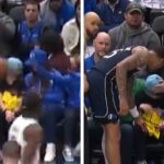 NBA's Kyrie Irving Smashes Kid in Head with Errant Pass