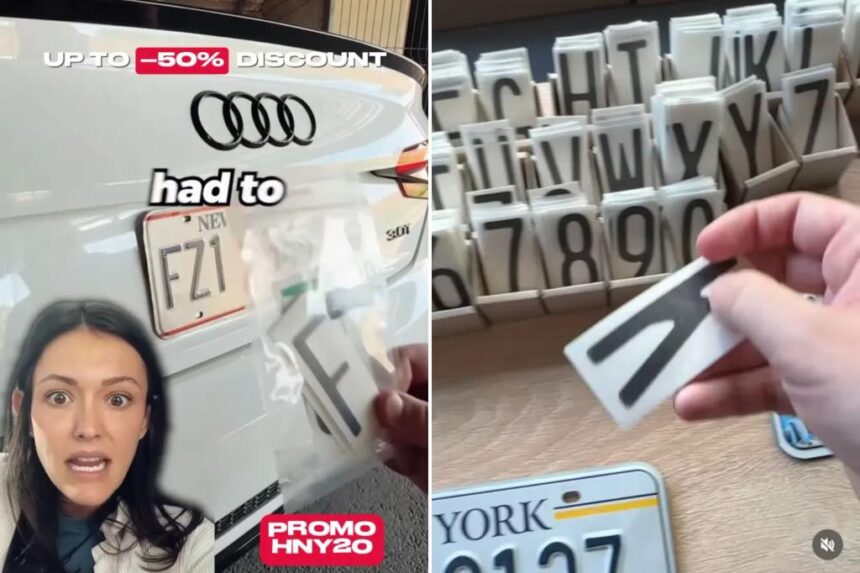 NYC congestion toll inspires sales of illegal DIY kits that let drivers obscure their license plates