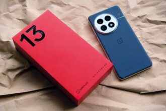 OnePlus 13 review phone and box