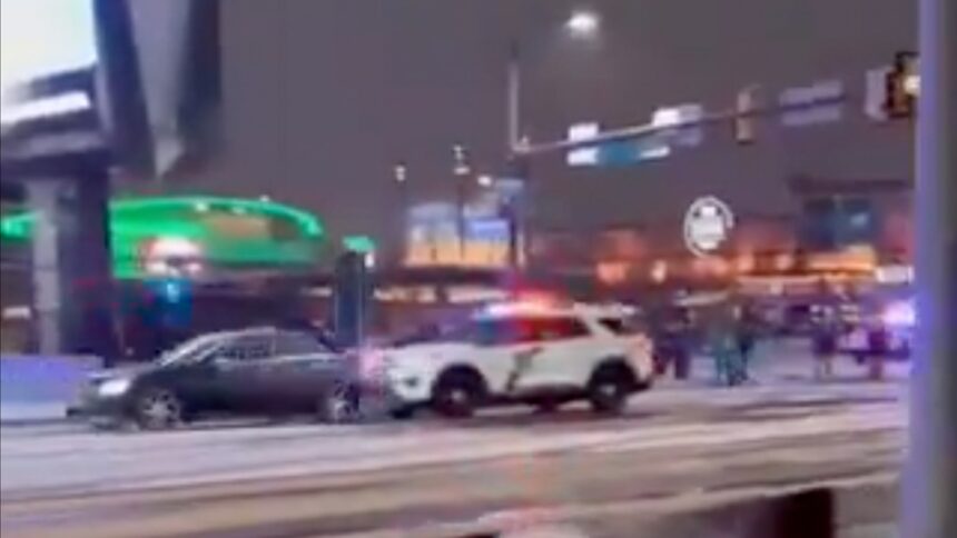 Philadelphia Driver Slams Into Cop Car In Wild Scene Outside Of Eagles' Playoff Game