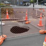 Repairs to sinkhole begin | Otago Daily Times Online News