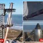 SpaceX catches its colossal Starship rocket at launch pad — but spacecraft is destroyed