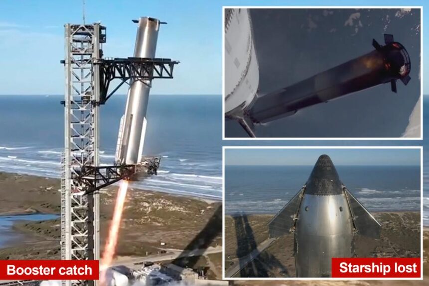 SpaceX catches its colossal Starship rocket at launch pad — but spacecraft is destroyed