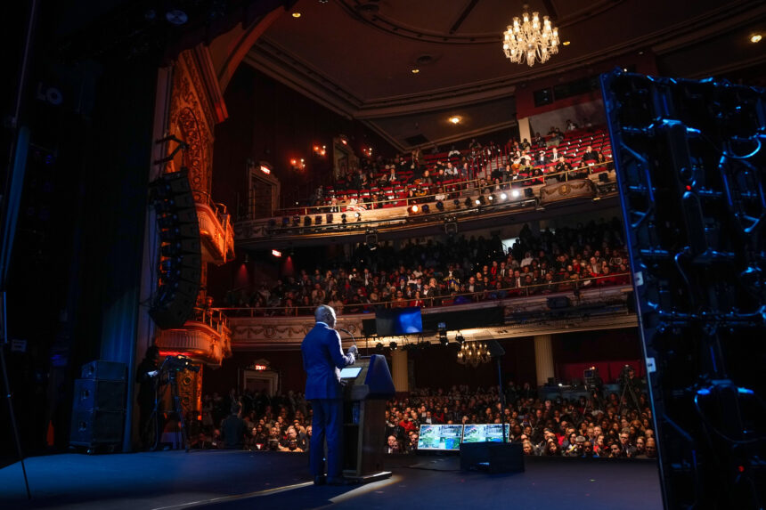 New York City Mayor Eric Adams offered a message of resilience and defiance during his fourth State of the City address at the Apollo Theater in Harlem.