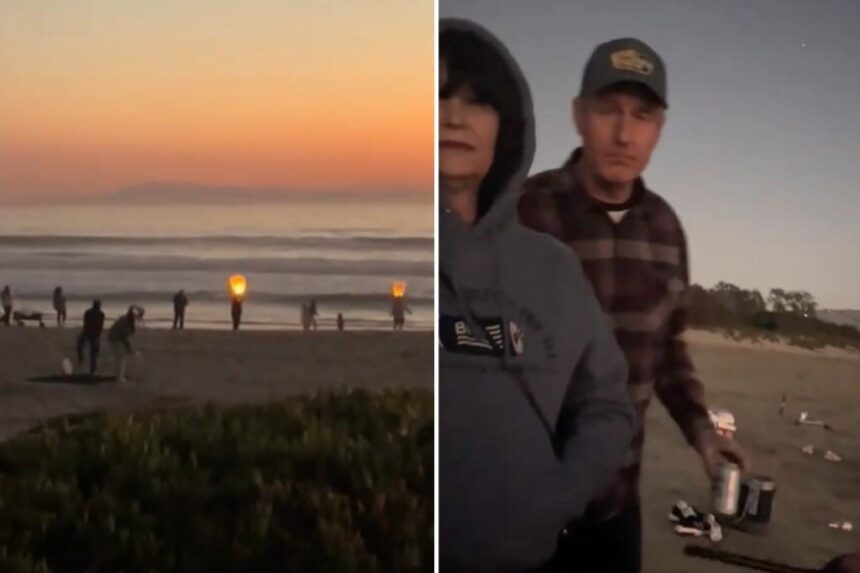 TikToker captures idiots releasing lantern balloons as LA burns: video