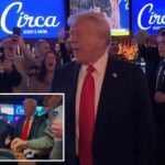 Trump receives raucous chants of 'USA! USA!' while touring casino floor following Las Vegas speech