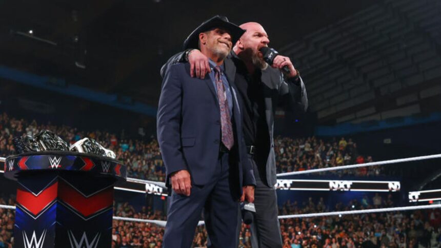 Triple H and Shawn Michaels on NXT! [Image credit: WWE.com]