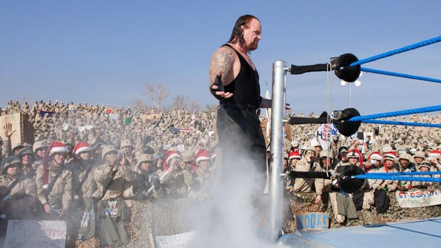 The Undertaker as seen at WWE Tribute to the Troops (Image via WWE.com).