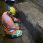 An ancient Roman basilica has been discovered below London’s financial district : NPR