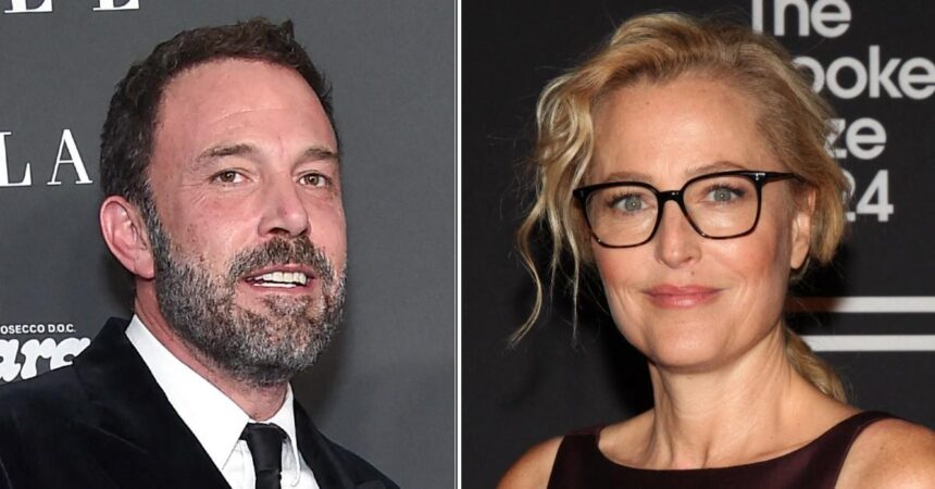 Ben Affleck’s ‘Overjoyed at New Role With Long-Time Crush Gillian Anderson’