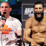 Sean Strickland doubles down on verbal attack against Khamzat Chimaev. [Images courtesy: Getty]