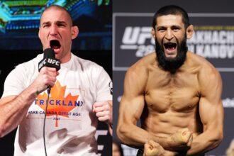 Sean Strickland doubles down on verbal attack against Khamzat Chimaev. [Images courtesy: Getty]