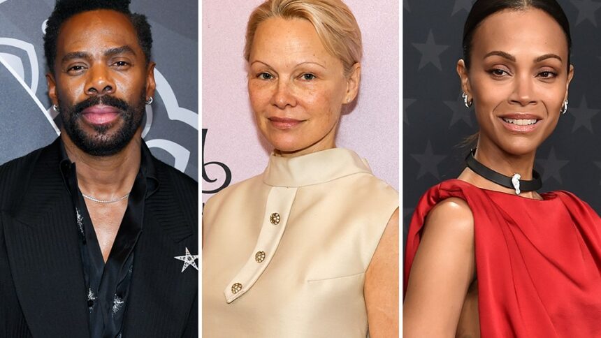 Colman Domingo, Pamela Anderson, Zoe Saldaña