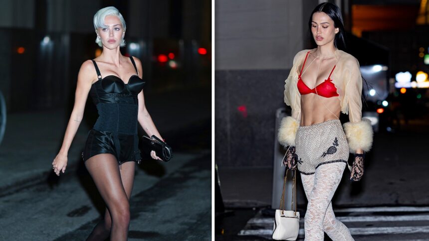 Delilah Hamlin and Amelia Hamlin Heat Up NYC in Sexy Lingerie