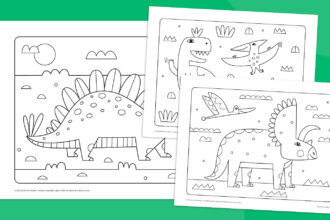 Dinosaur Coloring Pages: Free Download